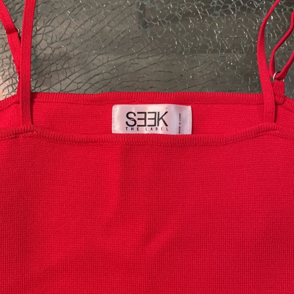LF Seek The Label Red Mini Dress - Picture 13 of 13